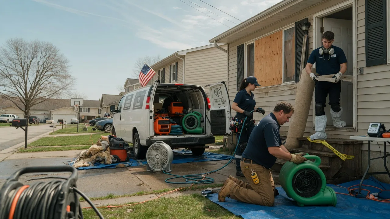 Water Damage Restoration in Almont, MI near me